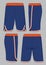 Basketball sports short template apparel