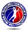 Basketball team emblem