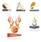 Basketball team logos