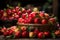 Baskets Overflowing with Fresh Organic Apples Healthy Nutritious Food Vibrant Culinary Photo
