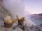 Baskets of sulphur, Mt Ijen, Indonesia