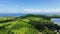 Basot Island, Caramoan, Camarines Sur, Philippines. Lighthouse on a tropical island.