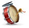 Bass drum instrument