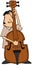Bass Fiddle Player