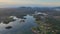 Bass Harbor aerial view, Tremont, Maine, USA