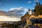 Bass Harbor Lighthouse at sunset Acadia National Park