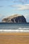 Bass rock and beach, Scotland