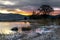 Bassenthwaite Lake in winter - Lake District National Park, Cumbria, England