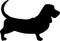 basset hound silhouette pictures