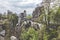 Bastei Bridge, Elbe Sandstone Mountains, Saxon Switzerland National Park, Germany