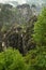 Bastei in the elbe sandstone mountains in the saxon switzerland in Germany