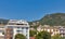 Bastia cityscape with Hotel Port Toga. Corsica, France