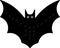 Bat animal vector design SVG