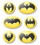 Bat buttons set