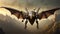 Bat Drone, Dystopian Steampunk Mechanic Bat Isolated – AI Generated