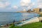 Bat-Galim beach promenade, in Haifa