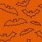 Bat ghost halloween, bat scream mystery vector wallpaper background