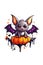 bat kawaii halloween graphics