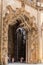 Batalha, Portugal. Portal of the Unfinished Chapels aka Capelas Imperfeitas of Batalha Abbey aka Monastery of Santa Maria da