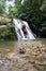 Batanta waterfall in Raja Ampat, vertical