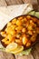 Batata harra is a Lebanese vegetable dish it consists of potatoes, paprika, coriander, chili, and garlic which are all fried