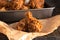Batch of Crispy Homemade Fried Chicken on a Rustic Wooden Table