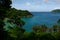 Bateau Bay and Little Tobago in Speyside on the Caribean Island of Tobago from the Atlantic Ocean