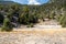 Bath Lake - a former geothermal hot spring in Yellowstone National Park that has now dried up and dormant