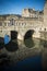 Bath Pulteney Bridge in sunshine in the Somerset city