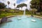 Bath Swan (fountain). Giardino Bellini, Catania, Sicily. Italy