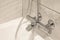 Bath water faucet with thermostate handles