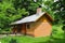 Bathhouse in the courtyard of a country cottage