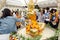 Bathing Buddha statue in Songkran day