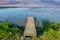 Bathing jetty on the Wadden Sea