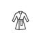 Bathrobe line icon