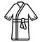 Bathrobe Vector Icon icon, robe, bathrobe, , home, spa, martial, belt, karate