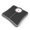 Bathroom black weight scale on white. 3D illustration