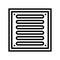 bathroom drainage hole line icon vector illustration
