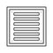 bathroom drainage hole line icon vector illustration