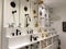 The bathroom and kitchen faucet style and color choices at a home builder design studio in Orlando, Florida