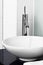 Bathroom modern contemporary stilish sink basin faucet tap ceramic water on