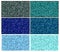Bathroom mosaic tile set. Blue swimming pool flooring with squares. Illustration of turquoise pixel tiles. Modern decorate block
