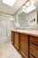 Bathroom with skylight ceiling