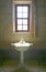 Bathroom at the Villa Kerylos, located on Pointe des Fourmis, in Beaulieu-Sur-Mer, France