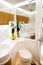 Bathroom in yacht