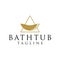 Bathtube logo concept