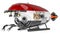 Bathyscaphe with Egyptian flag. Marine geology, oceanography in Egypt, 3D rendering