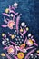 Batik, indonesian batik sarong, flowers motif batik cloth, indonesia batik pattern