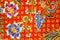 Batik sarong pattern background in Thailand, traditional batik