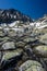 Batizovske pleso in Batizovska valley. Spring landscape of the Tatra Mountains, Slovakia